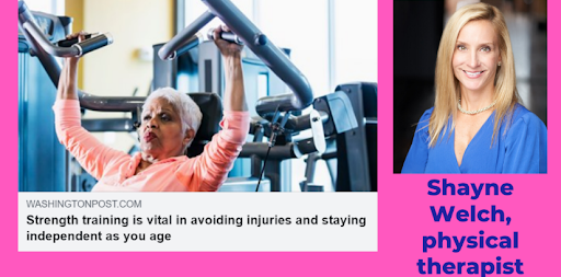 STRENGTH TRAINING VITAL AS YOU AGE