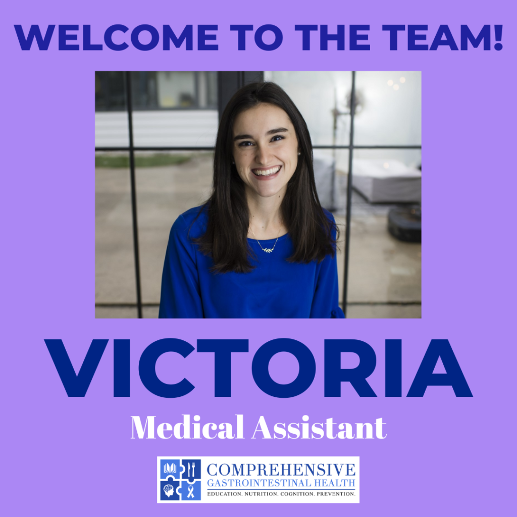 WELCOME VICTORIA, OUR NEWEST MEDICAL ASSISTANT!