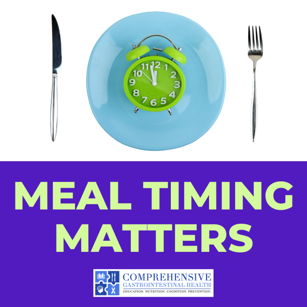 MEAL TIMING MATTERS (Hint: Earlier is Better)