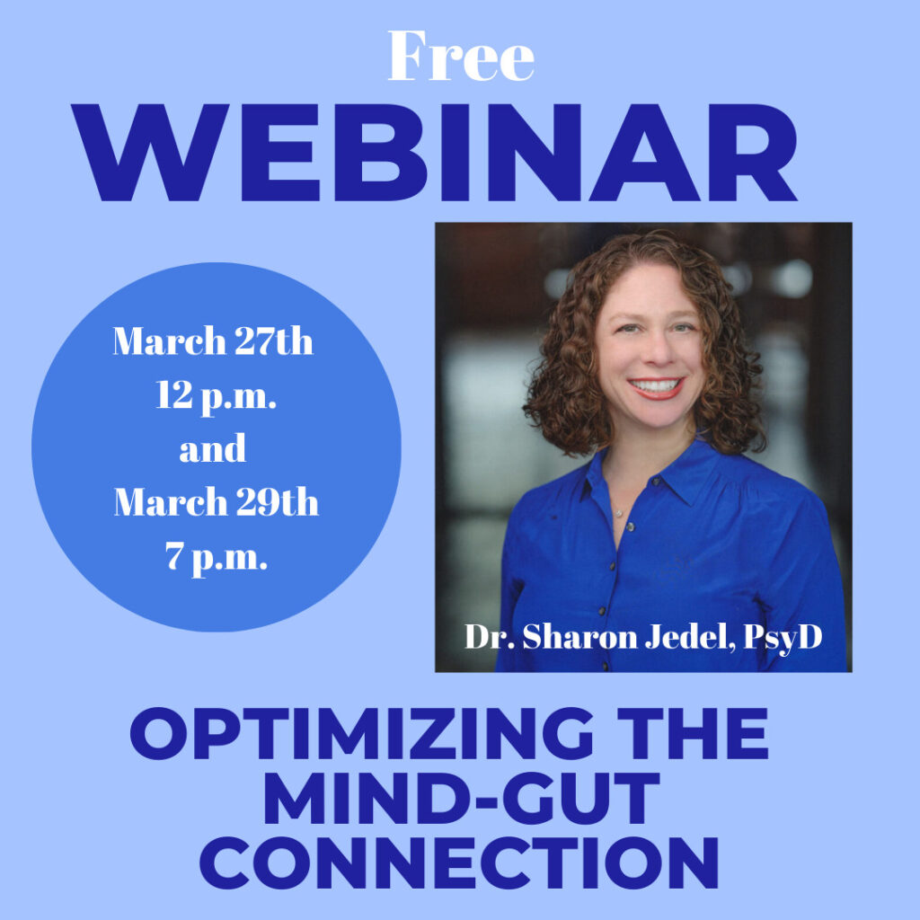 UPCOMING CGH WEBINAR: OPTIMIZING THE MIND-GUT CONNECTION IN CHRONIC GI CONDITIONS