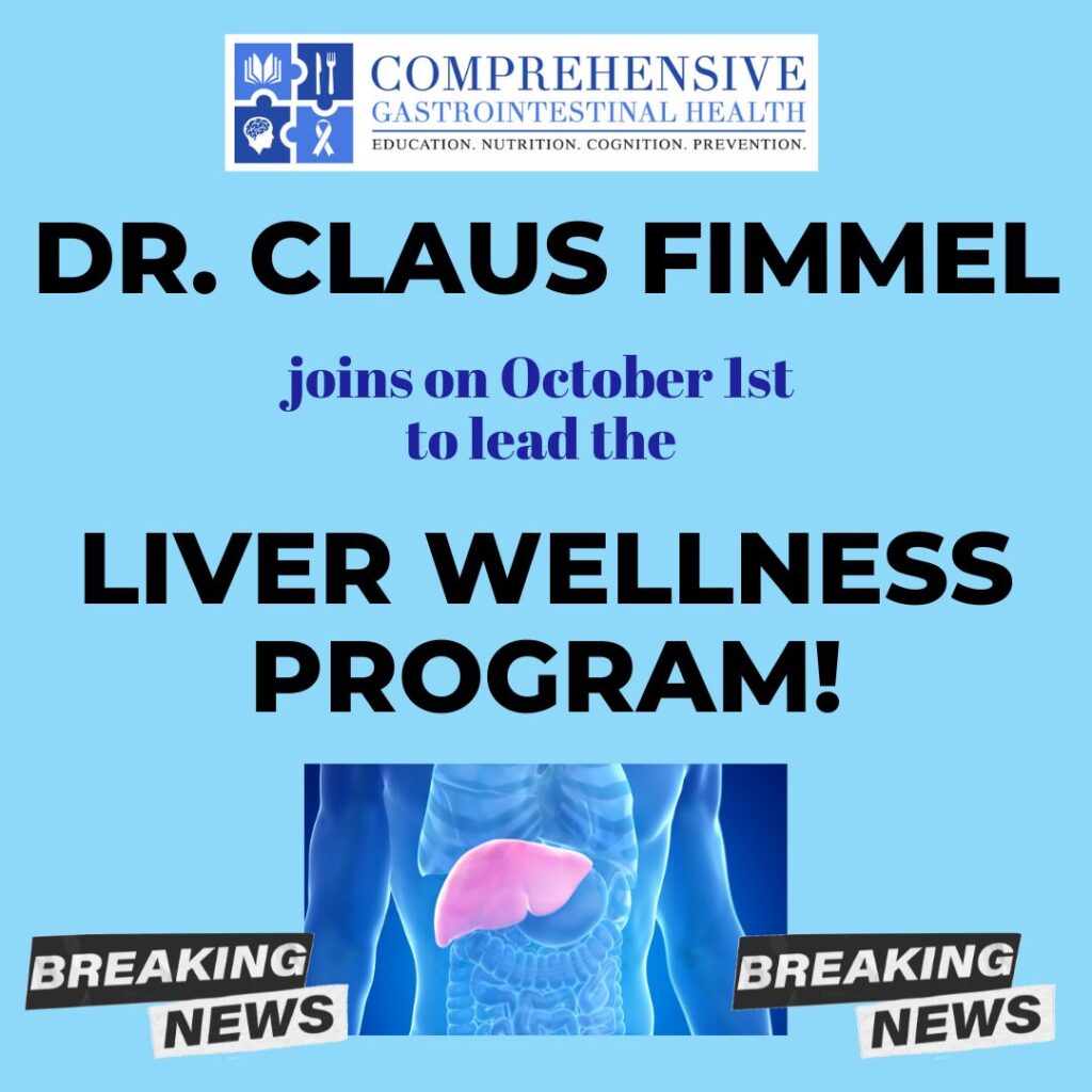 Liver expert, Dr. Claus Fimmel, has joined our team!